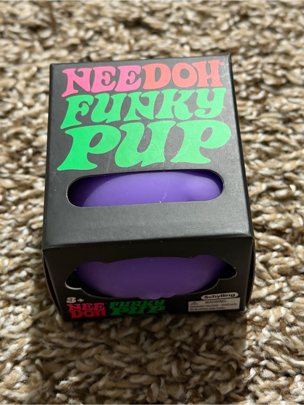 Purple Needoh Funky Pup squishy